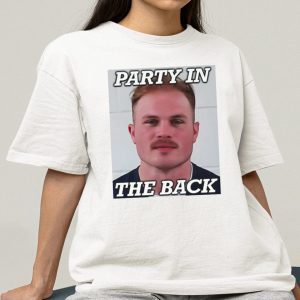 Business in Front Party In The Back Zach Bryan Mugshot Shirt