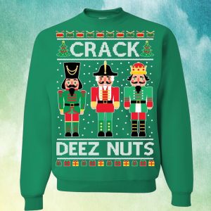 Crack Deez Nuts Ugly Christmas Sweater