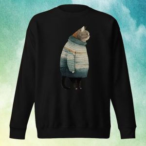 Fat Gray Cat Sweater