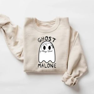 Funny Ghost Malone Halloween Sweatshirt