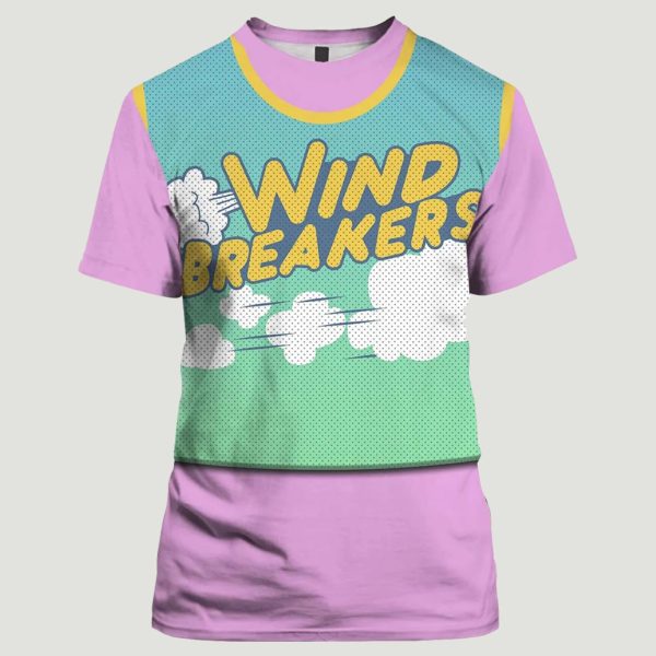 Gale Cumulus Elemental Wind Breakers Costume Shirt