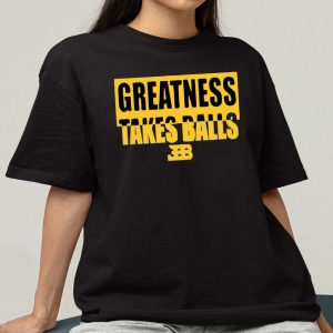 Gelo Benches Greatness Takes Balls Classic T Shirt