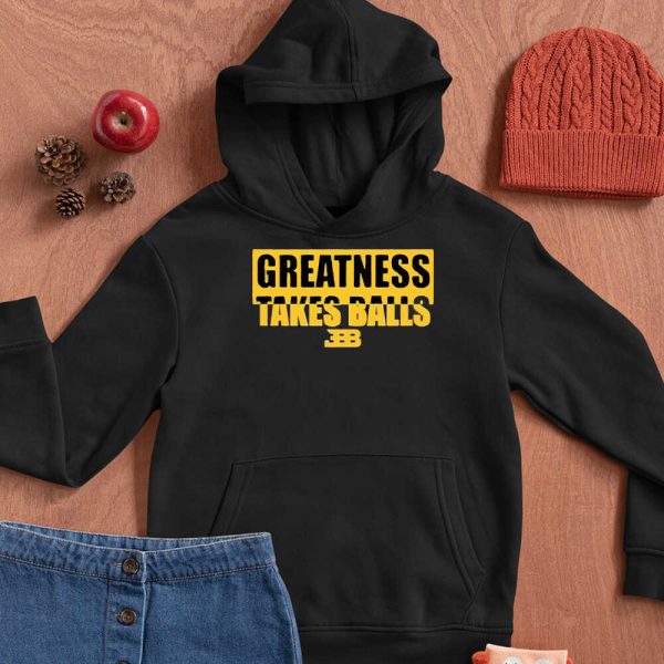 Gelo Benches Greatness Takes Balls Classic T-Shirt