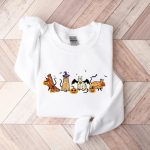 Halloween 2023 Ghost Cat Sweatshirt