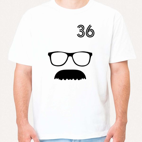 Jays Fans 36 Davis Schneider Glasses And Moustache Shirt
