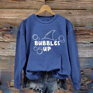 Jimmy Bubbles Up sweatshirt blue