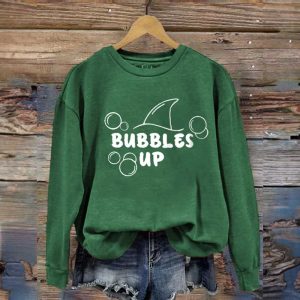 Jimmy Bubbles Up sweatshirt green
