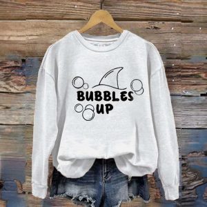 Jimmy Bubbles Up sweatshirt white