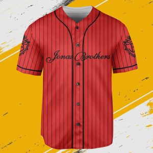 Jonas Brothers The Tour 2023 Red Jersey