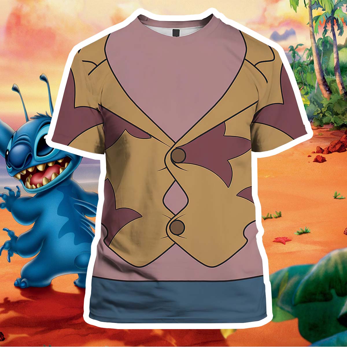 Jumba Jookiba Lilo And Stitch Costume Shirt - Lelemoon