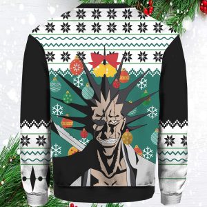 Kenpachi Zaraki Bleach Ugly Christmas Sweater