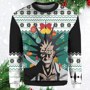 Kenpachi Zaraki Bleach Ugly Christmas Sweater