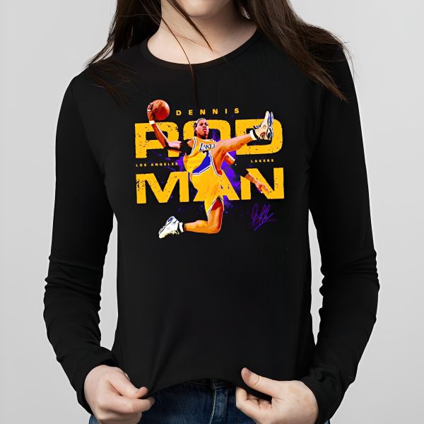 Lakers Dennis Rodman Slam Dunk Signature Shirt