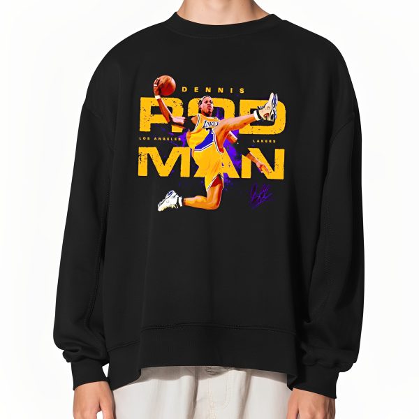 Lakers Dennis Rodman Slam Dunk Signature Shirt