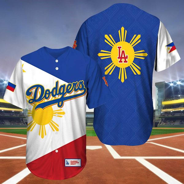 Los Angeles Dodgers Filipino Heritage Night Baseball Jersey