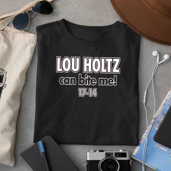 Lou Holtz Can Bite Me T-shirt For Ohio State College Fans
