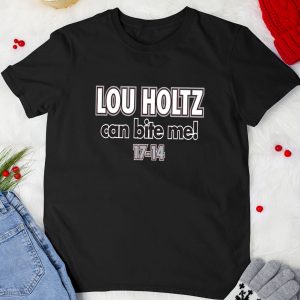 Lou Holtz Can Bite Me T shirt For Ohio State College Fans