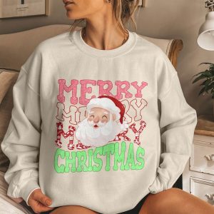 Merry Christmas Sweatshirt For Women