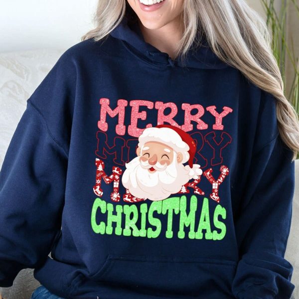 Merry Christmas Sweatshirt For Women