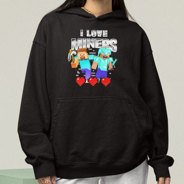 Minecraft I love Miners Shirt
