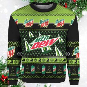 Mountain Dew Ugly Christmas Sweater