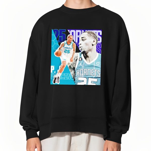 PJ Washington 25 Charlotte Hornets Basketball Player Poster Shirt