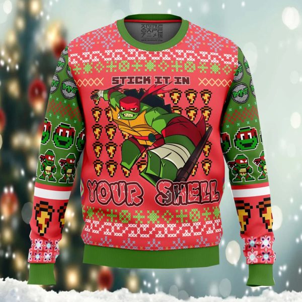 Raphael Rise Of The Teenage Mutant Ninja Turtles Ugly Christmas Sweater