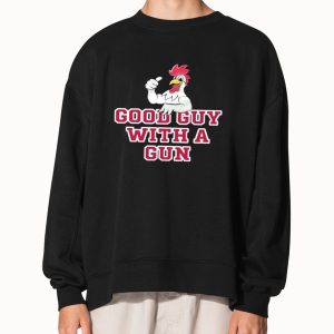 Rooster Good Guy With A Gun Shirt