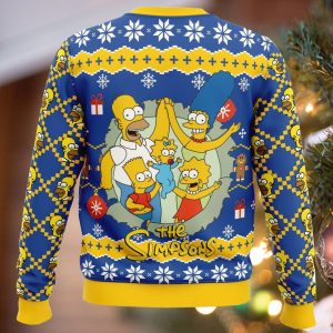 Santa Homer The Simpsons Ugly Christmas Sweater