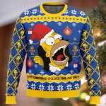 Santa Homer The Simpsons Ugly Christmas Sweater