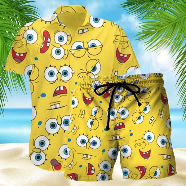 Spongebob Cosplay Hawaiian Shirt