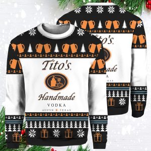 Tito's Handmade Vodka Christmas Sweater
