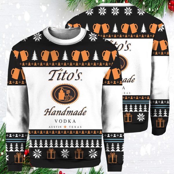 Tito’s Handmade Vodka Christmas Sweater