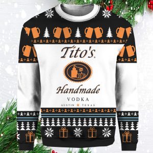 Tito's Handmade Vodka Christmas Sweater