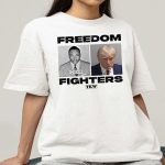 Trump and Martin Luther King Mugshot Freedom Fighters Shirt