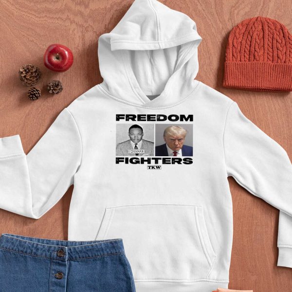 Trump and Martin Luther King Mugshot Freedom Fighters Shirt