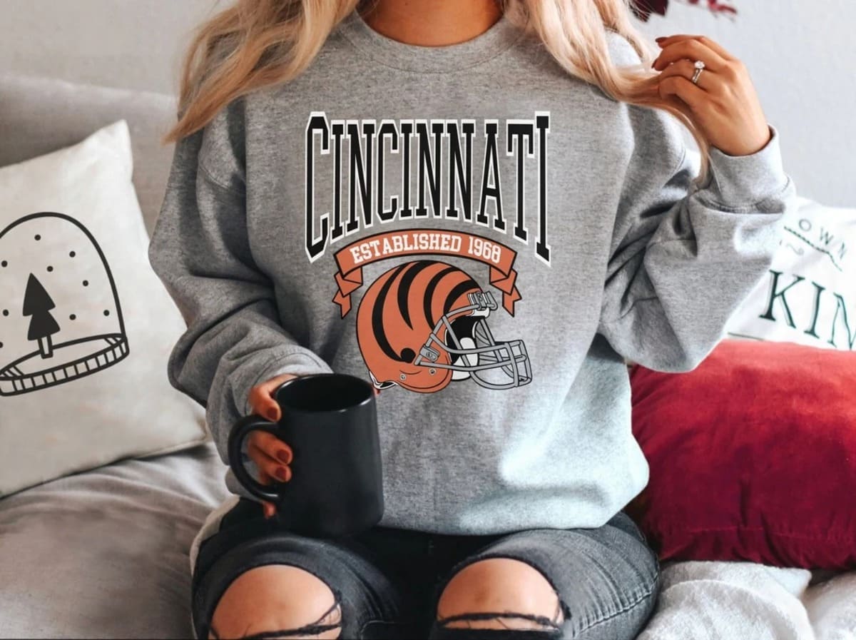 Bengals Football Vintage Sweatshirt 