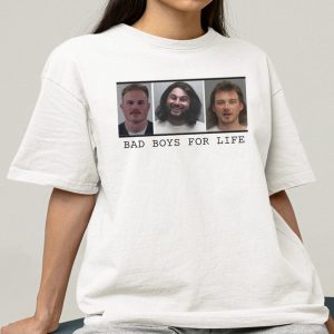 Zach Bryan Koe Wetzel Morgan Wallen Mugshot Bad Boys For Life Shirt