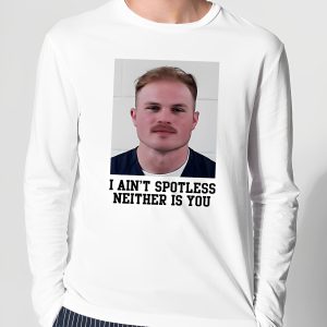 Zach Bryan Mugshot I Ain't Spotless Neither Is You Shirt