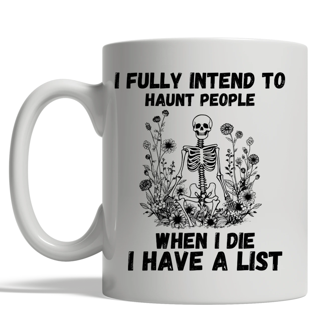 I Fully Intend To Haunt People When I Die Baby Yoda Mug - Bluefink