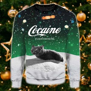 snow cat cocaine everywhere sweatshirt1