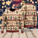 African Dancing On Ethnic Ugly Christmas Sweater