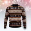 Alpaca Pattern Brown Funny Ugly Sweater