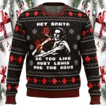 American Santa American Psycho Ugly Christmas Sweater