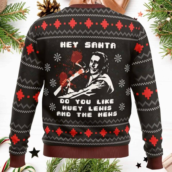 American Santa American Psycho Ugly Christmas Sweater