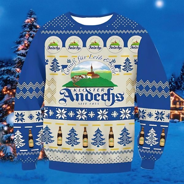 Andechser Doppelbock Dunkel Beer Ugly Christmas Sweater
