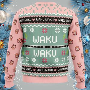 Anya Forger Waku Waku Spy X Family Ugly Christmas Sweater