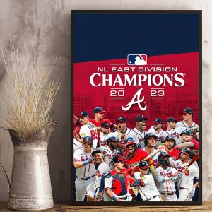 Atlanta Braves 2023 NL East Champions Poster1