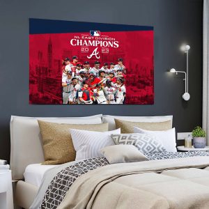 Atlanta Braves 2023 NL East Champions Poster2