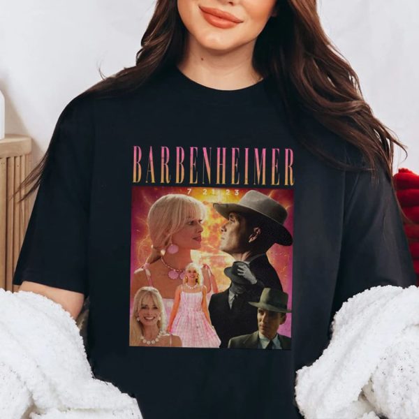Barbenheimer 72123 Shirt Barbie Vs Oppenheimer